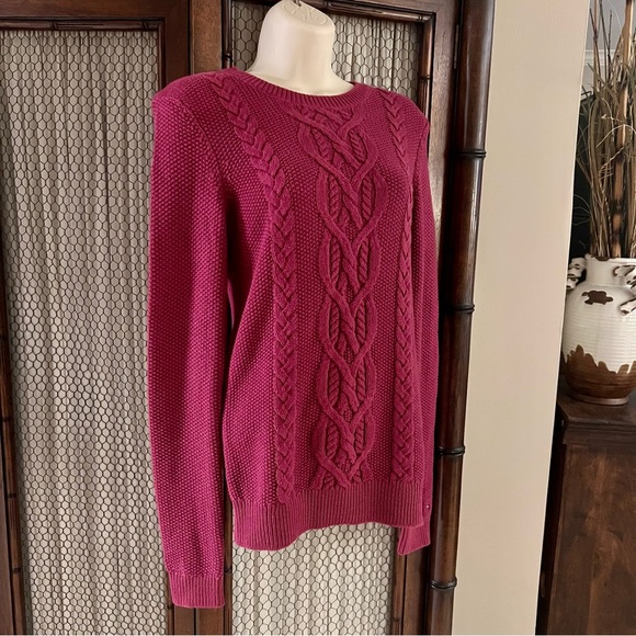 Tommy Hilfiger Ribbed Crew Neck Knit Sweater - Picture 2 of 6